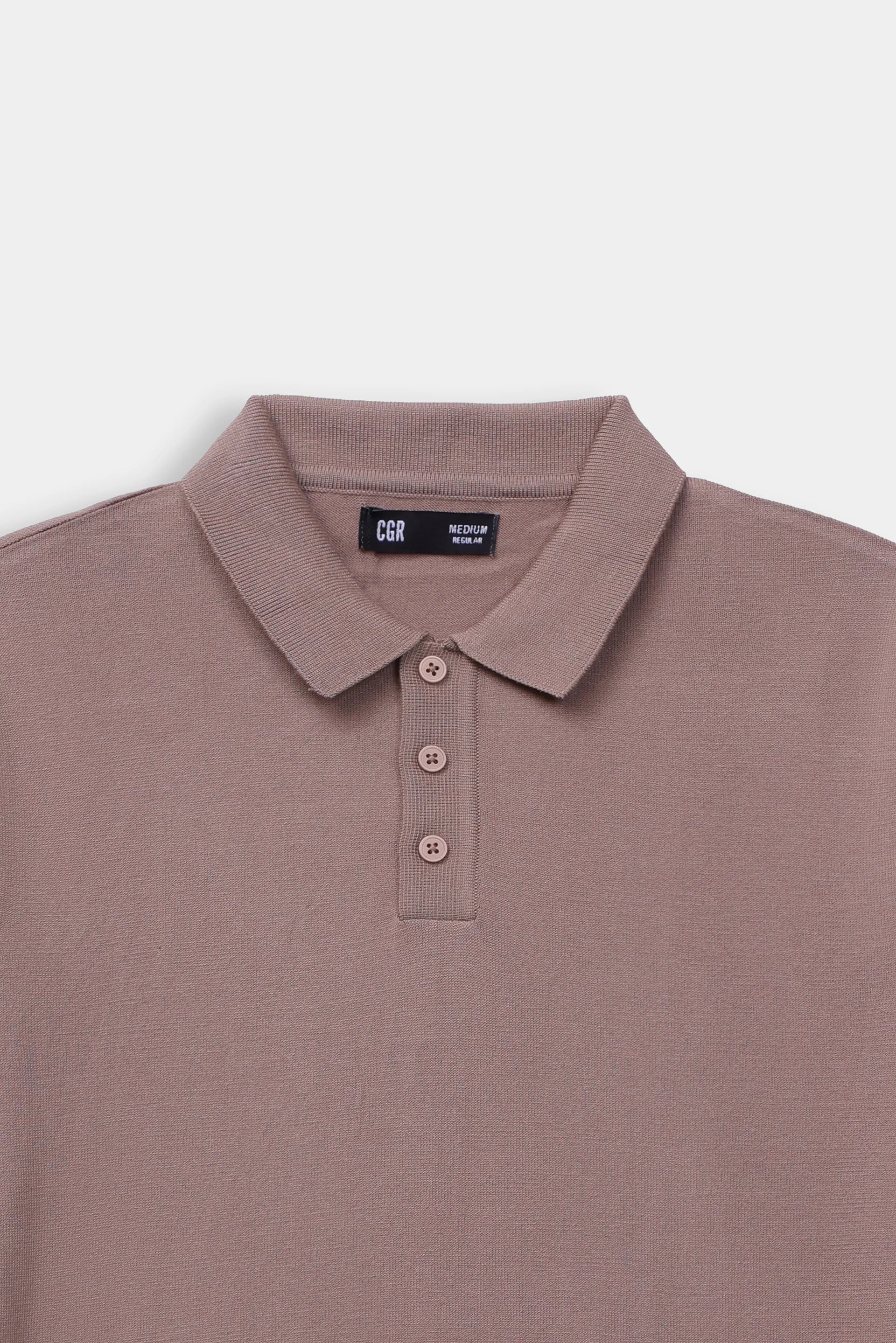 Viscose Blend Knit Polo - Cougar Clothing