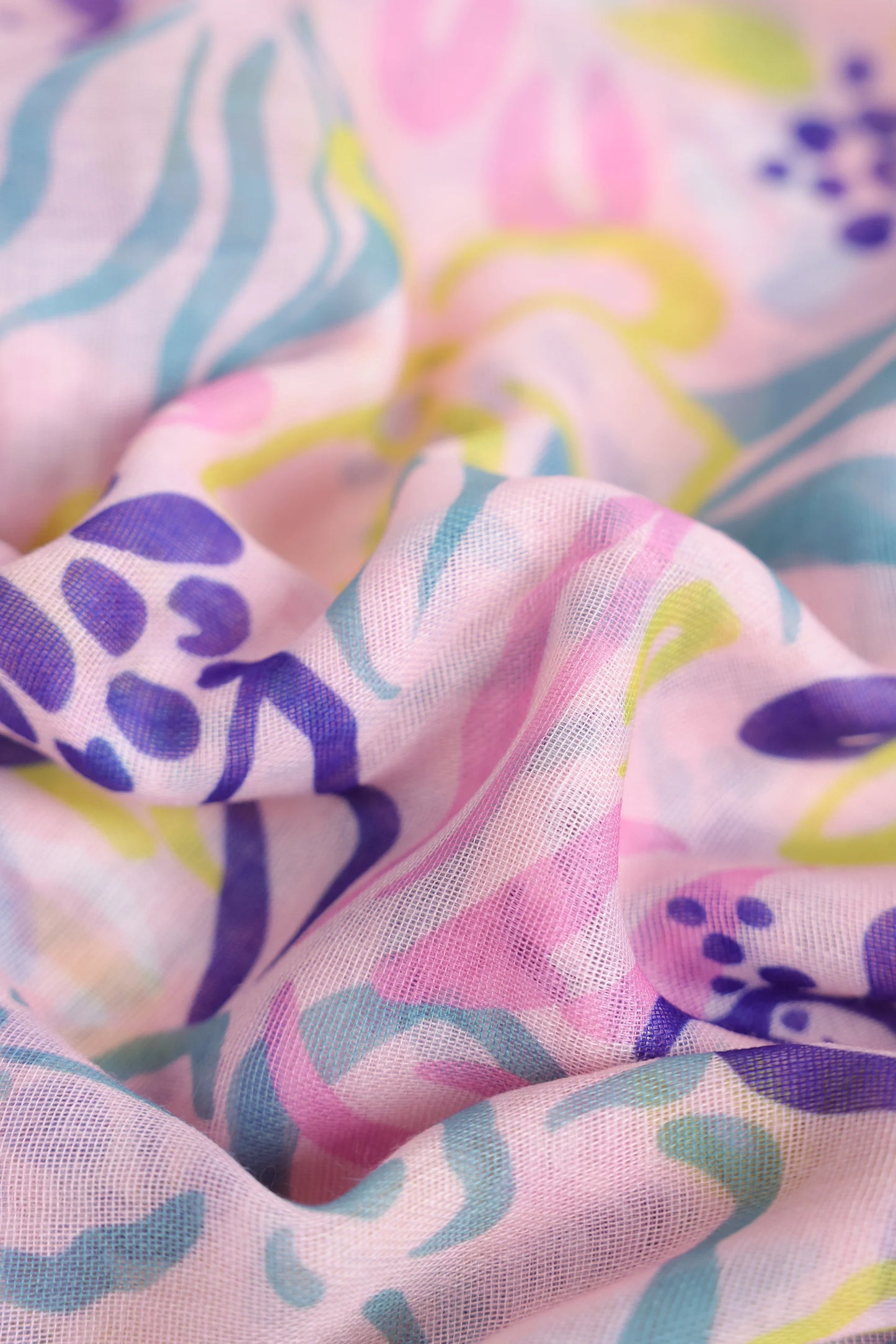 Multicolor Printed Scarf - Cougar Clothing
