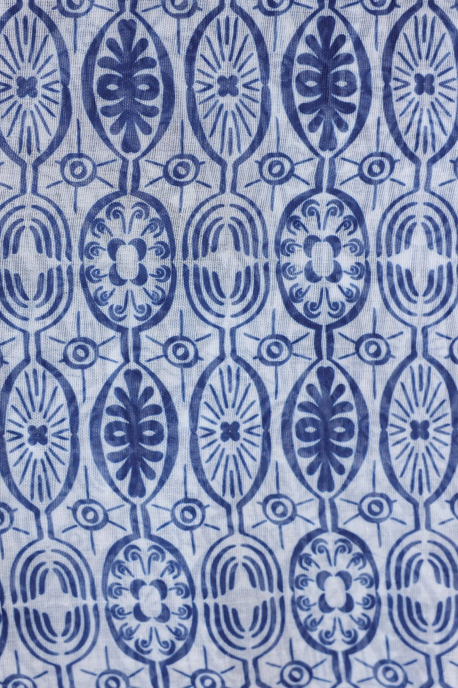 Tile Print Scarf - Cougar Clothing