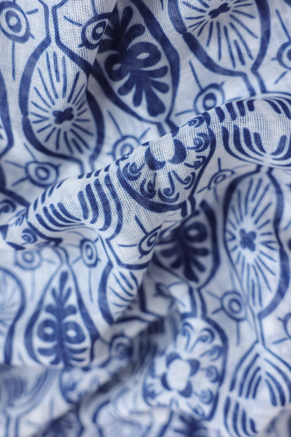 Tile Print Scarf - Cougar Clothing