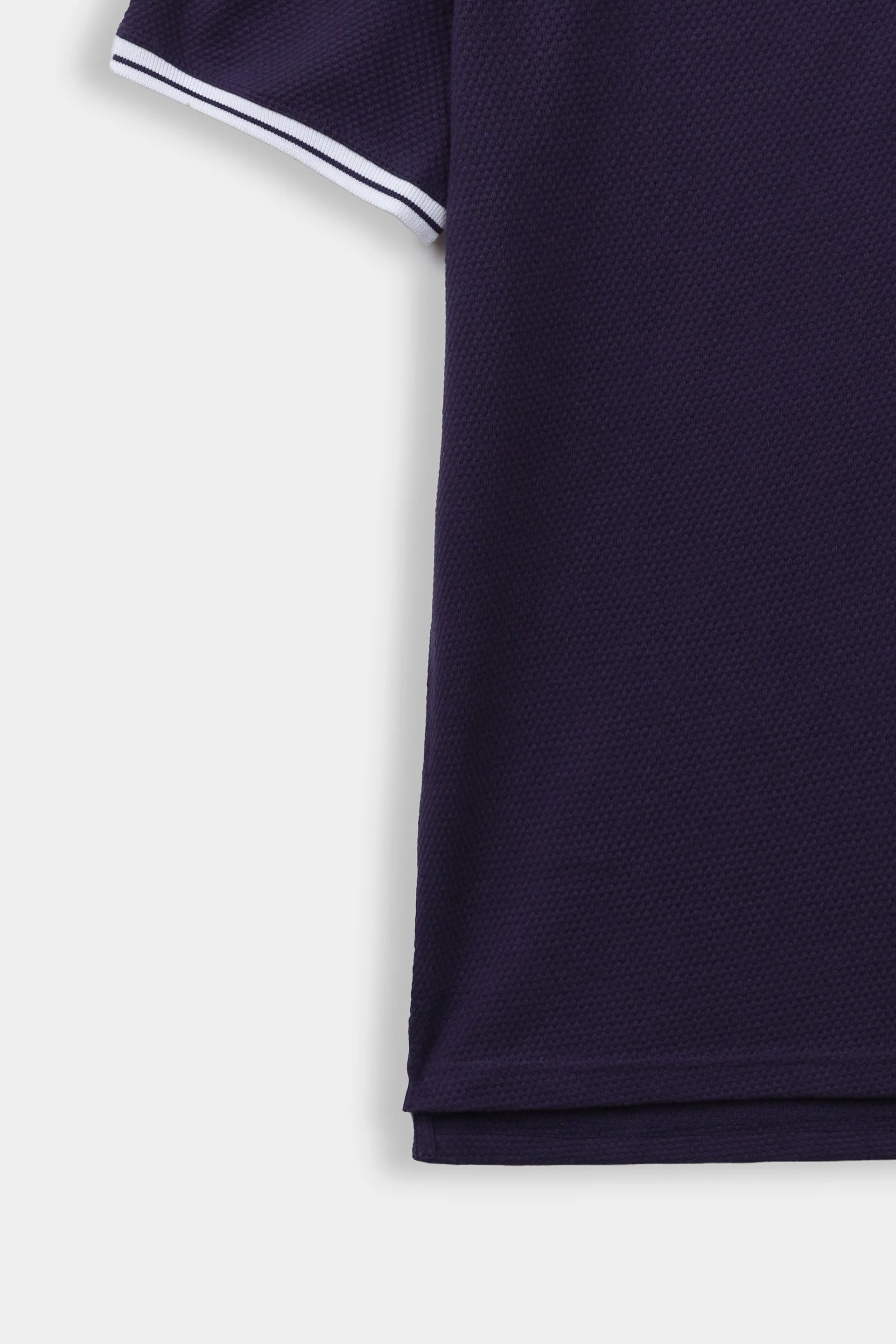 Quarter Zip Textured Polo - Cougar Clothing