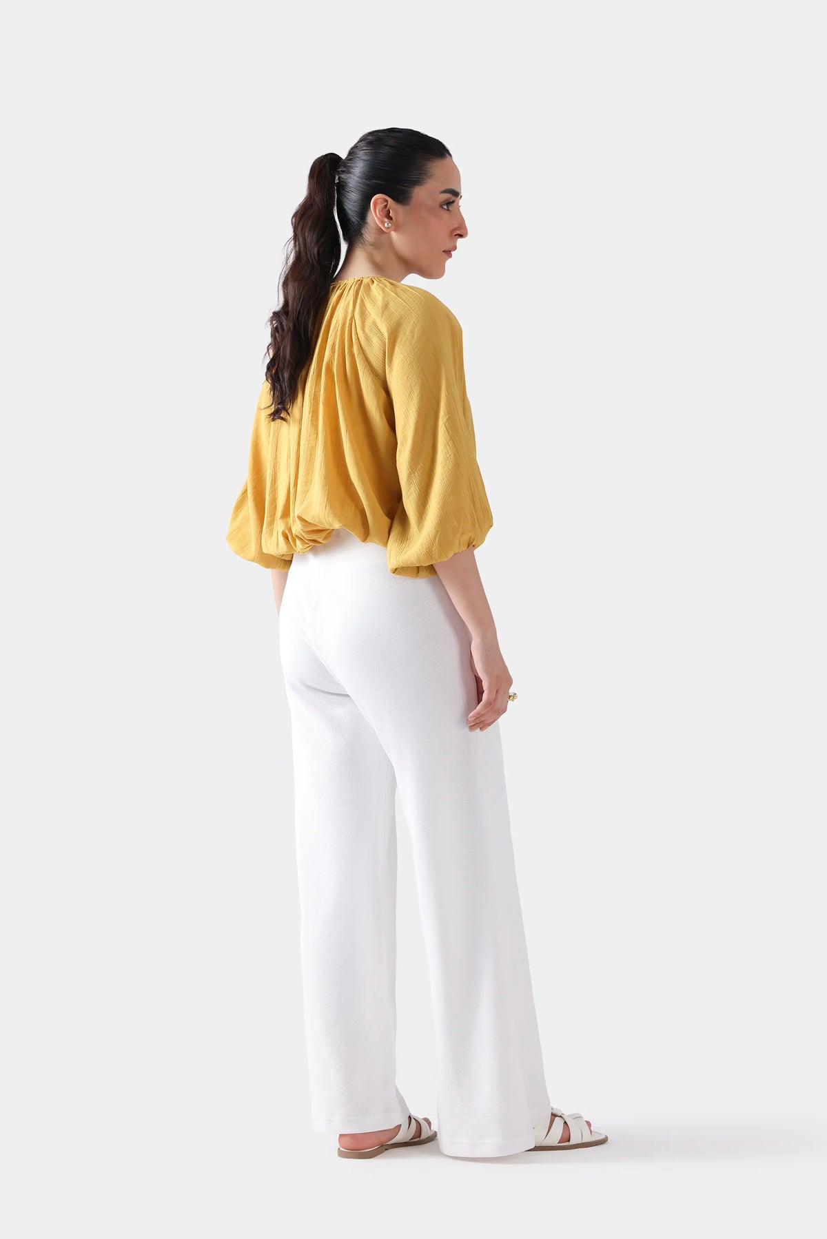 Button-Down Cotton Top - Cougar Clothing