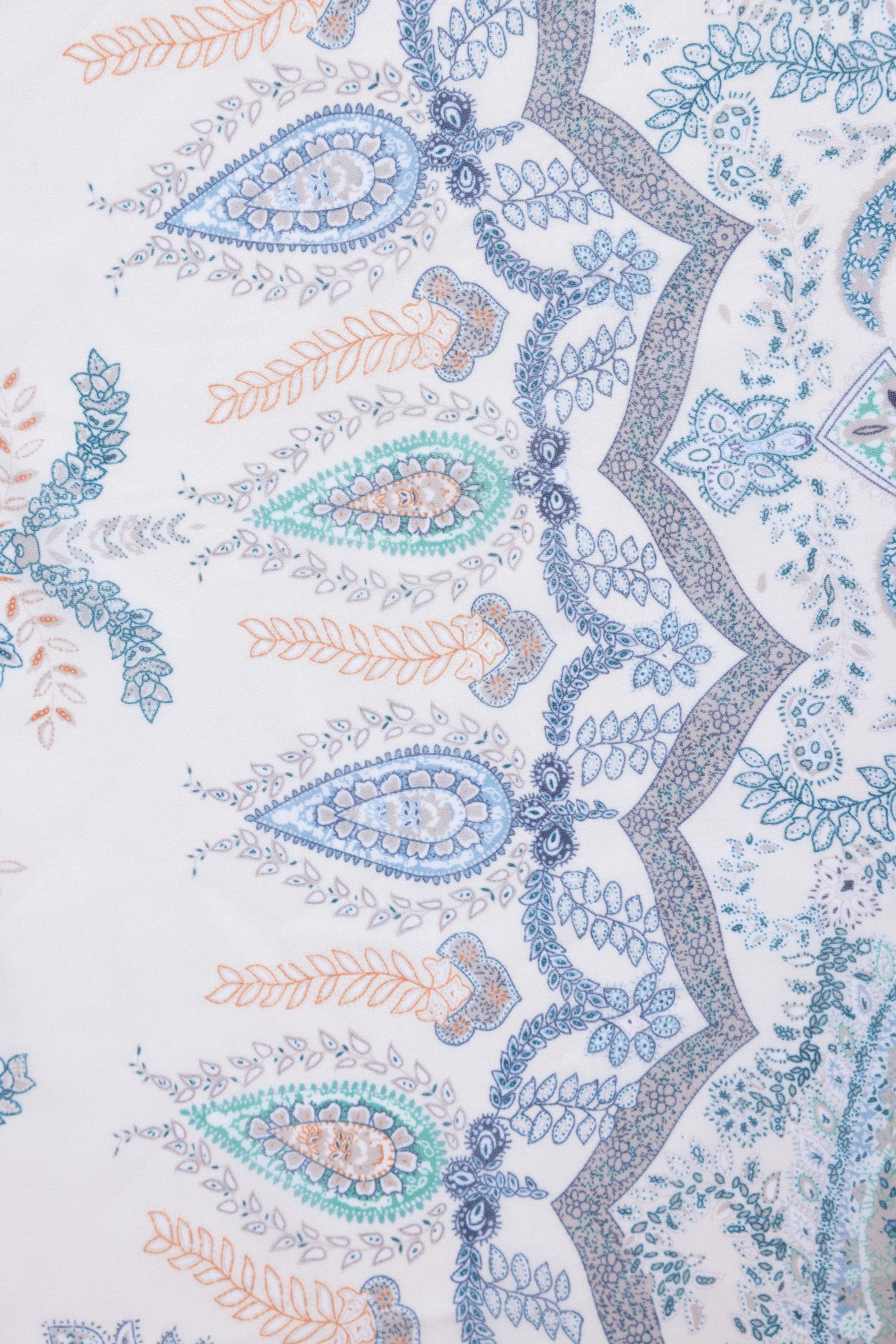 Paisley Print Silk Scarf - Cougar Clothing
