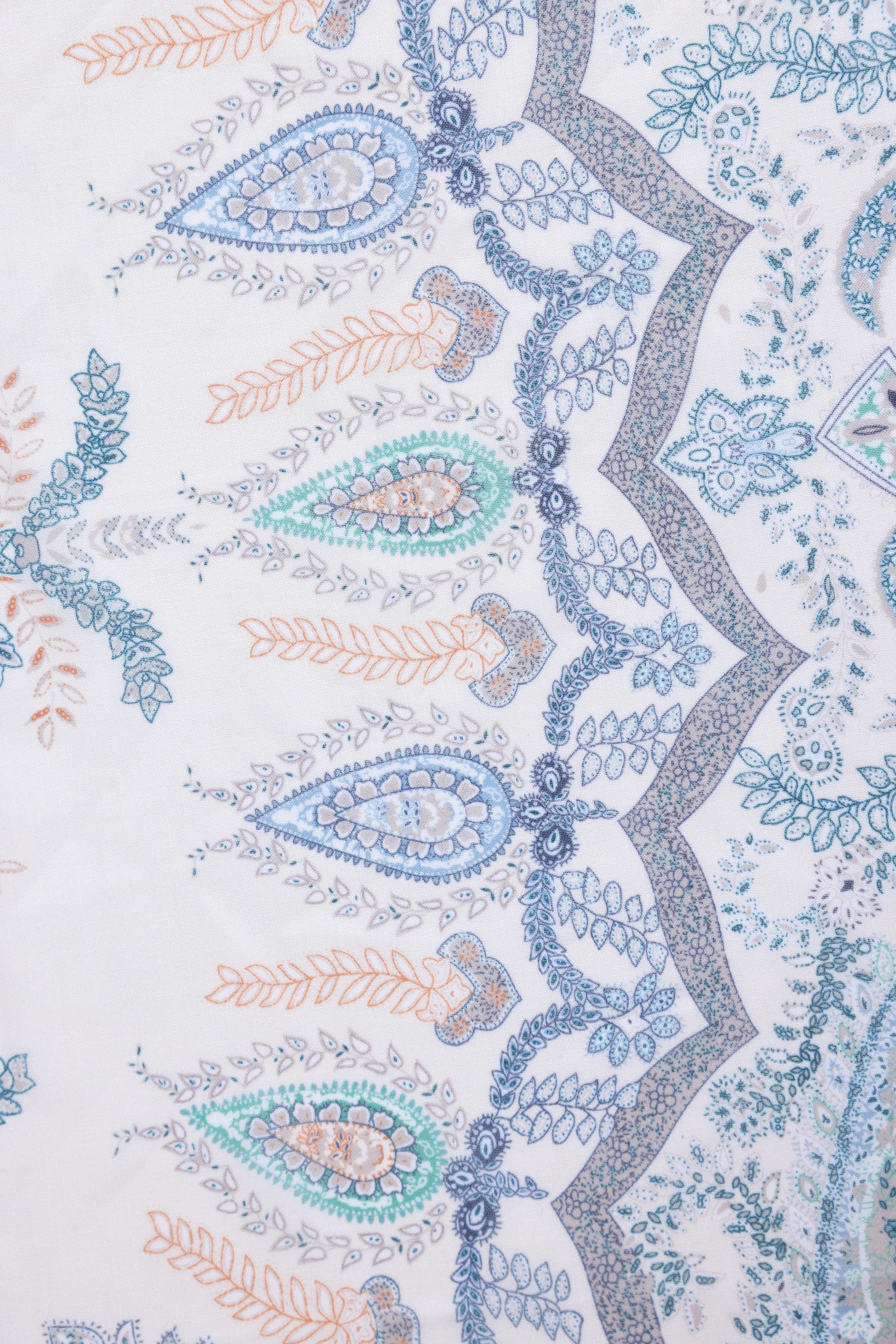 Paisley Print Silk Scarf - Cougar Clothing
