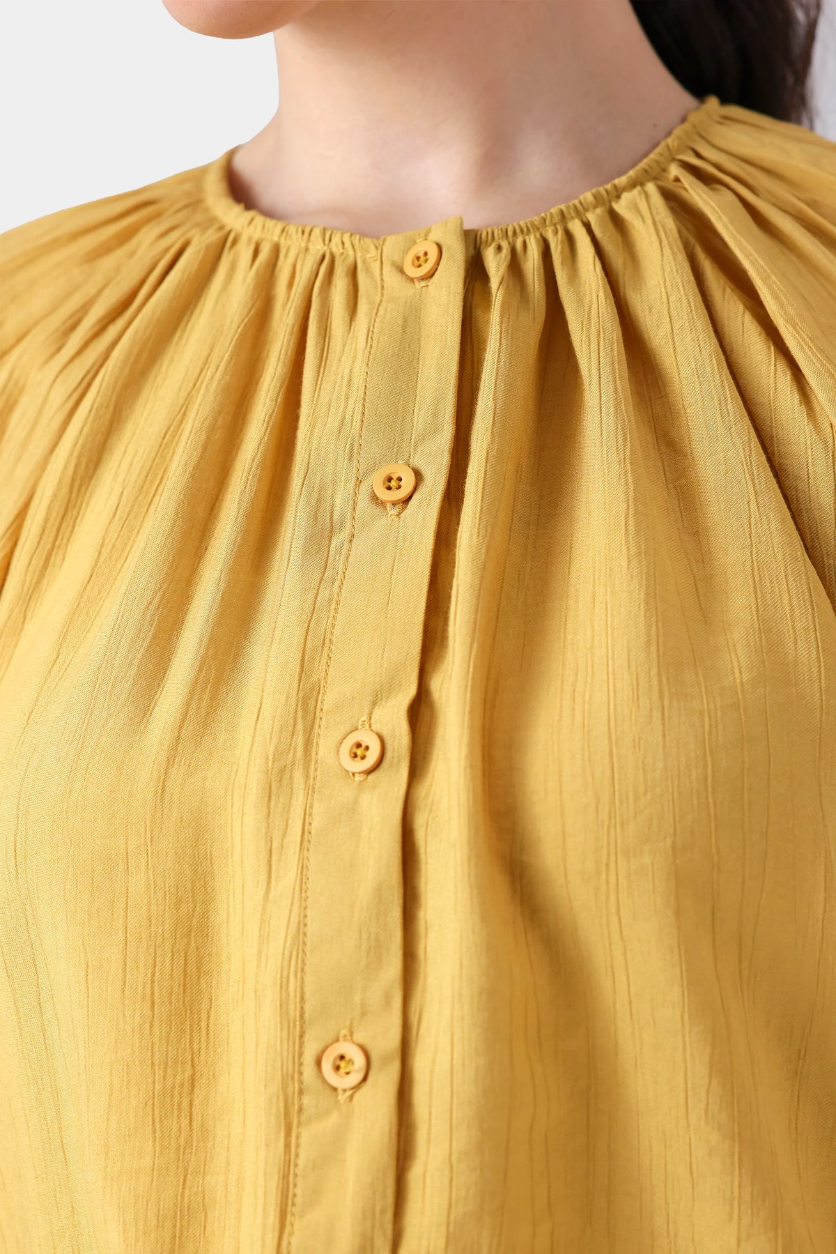 Button-Down Cotton Top - Cougar Clothing