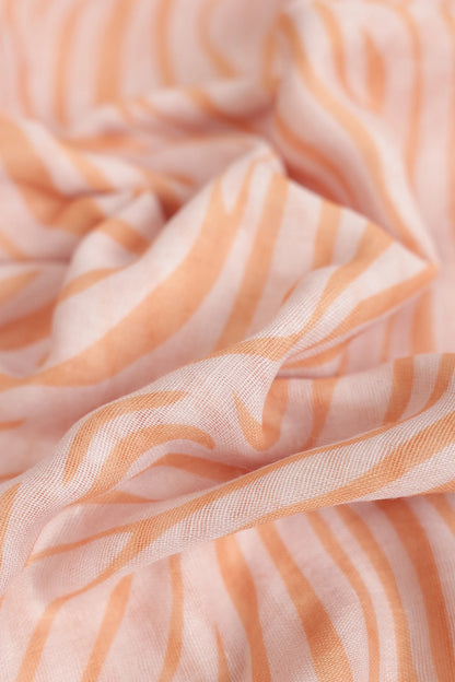 Wavy Printed Scarf - Cougar Clothing