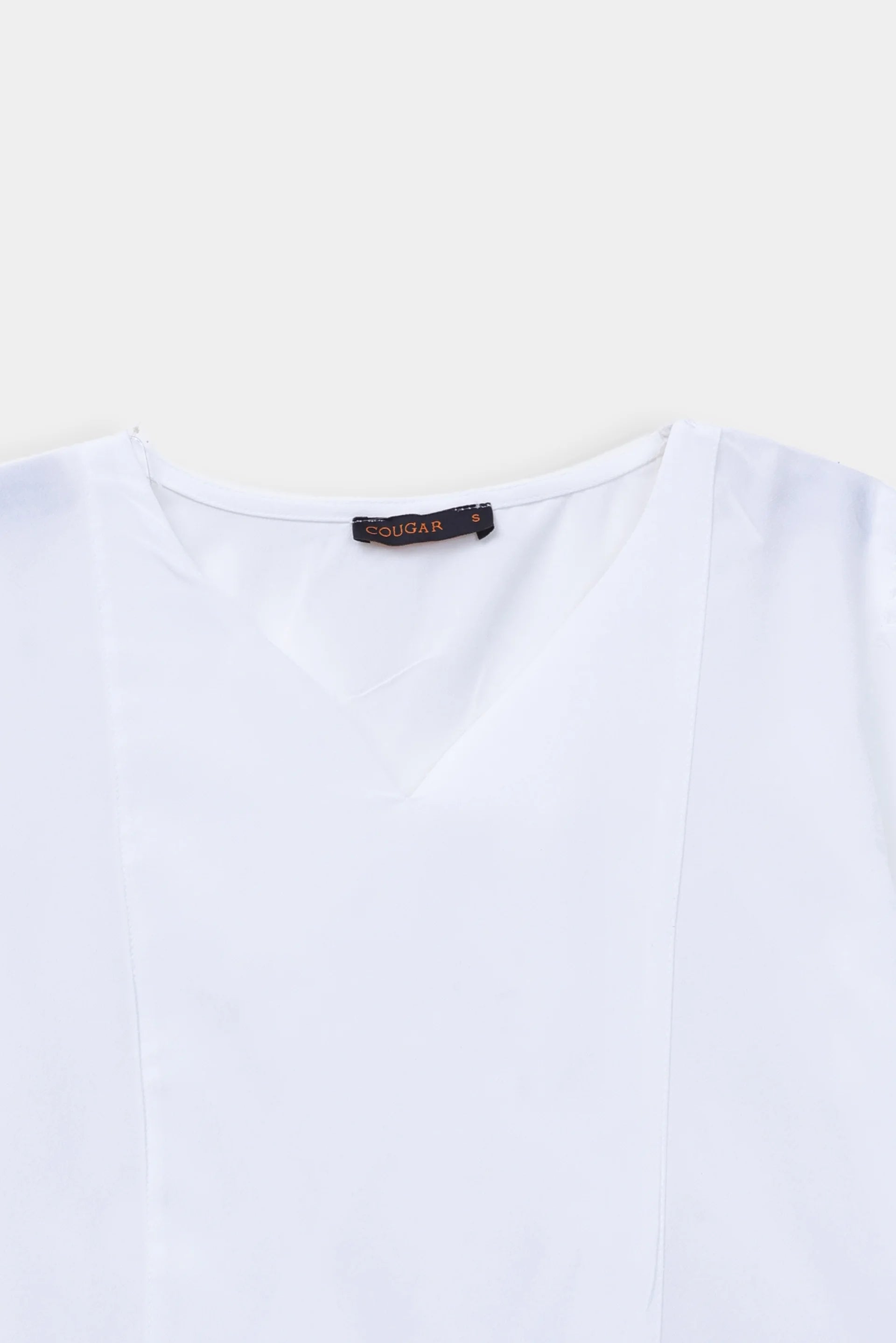 Embroidered Pull Sleeve Top - Cougar Clothing