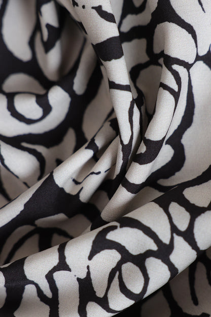 Floral Print Silk Scarf - Cougar Clothing
