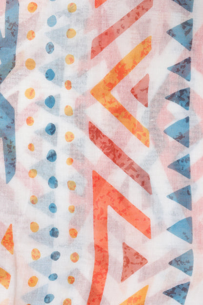 Geometric Printed Scarf - Cougar Clothing