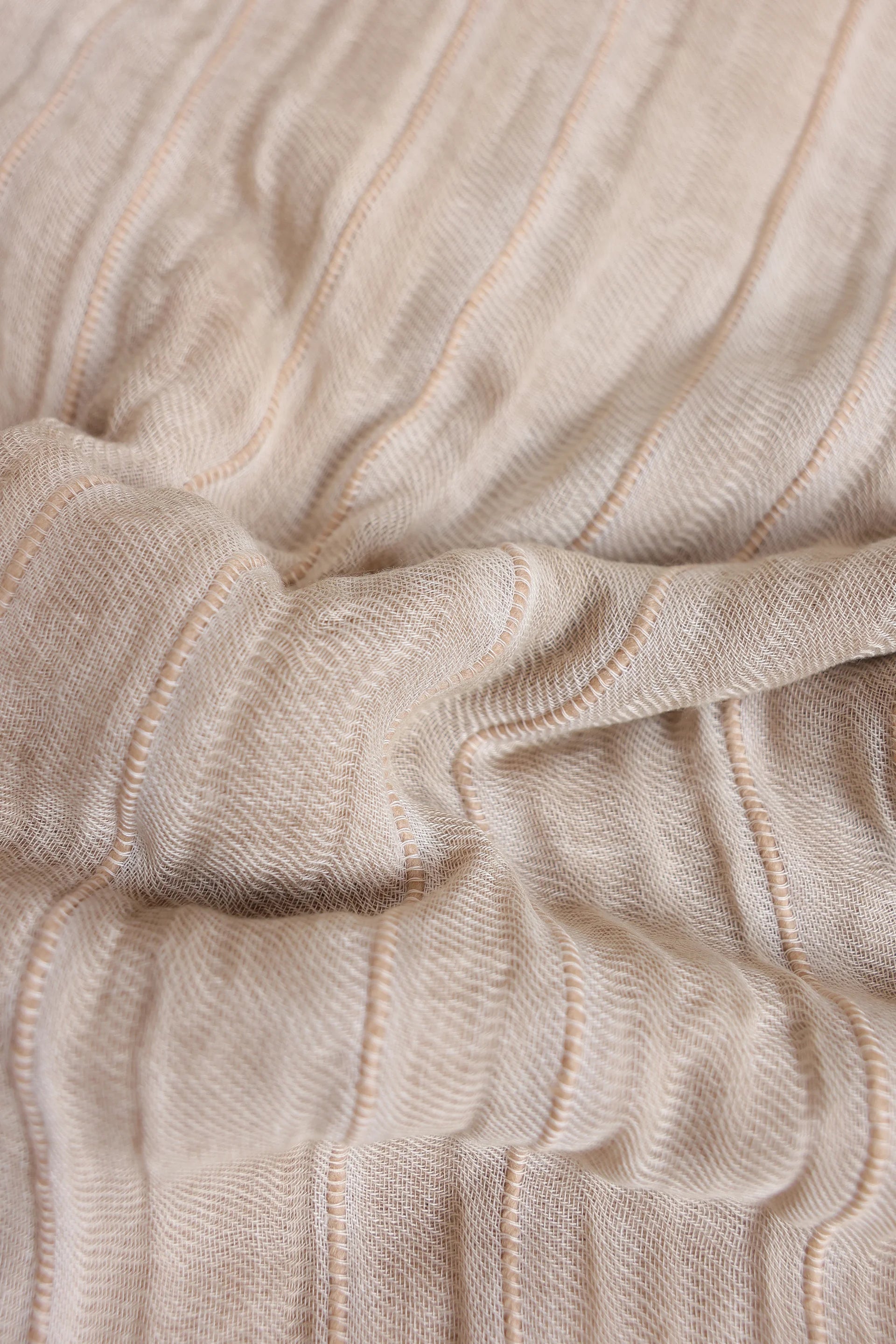 Textured Striped Scarf - Cougar Clothing