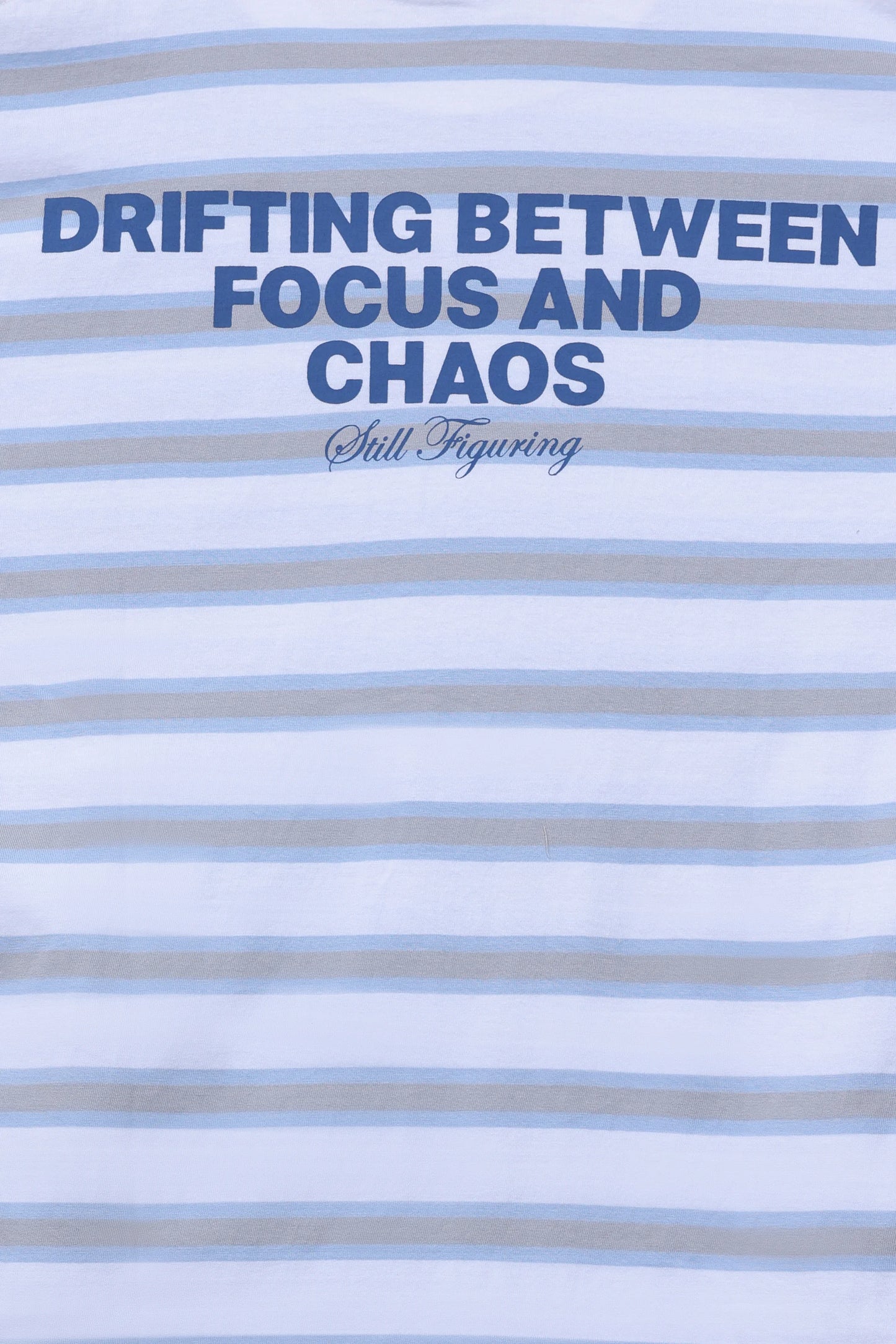 Focus & Chaos Striped Tee - Cougar Clothing