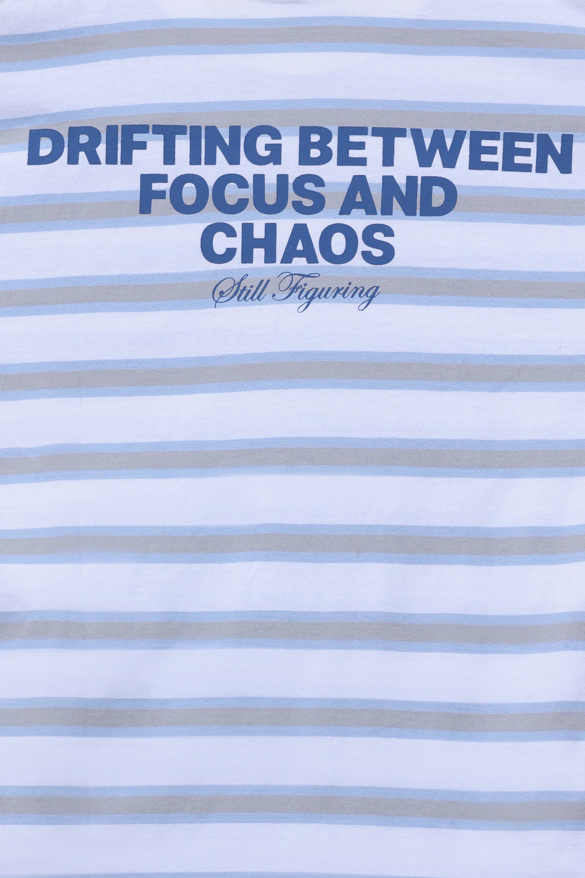 Focus & Chaos Striped Tee - Cougar Clothing