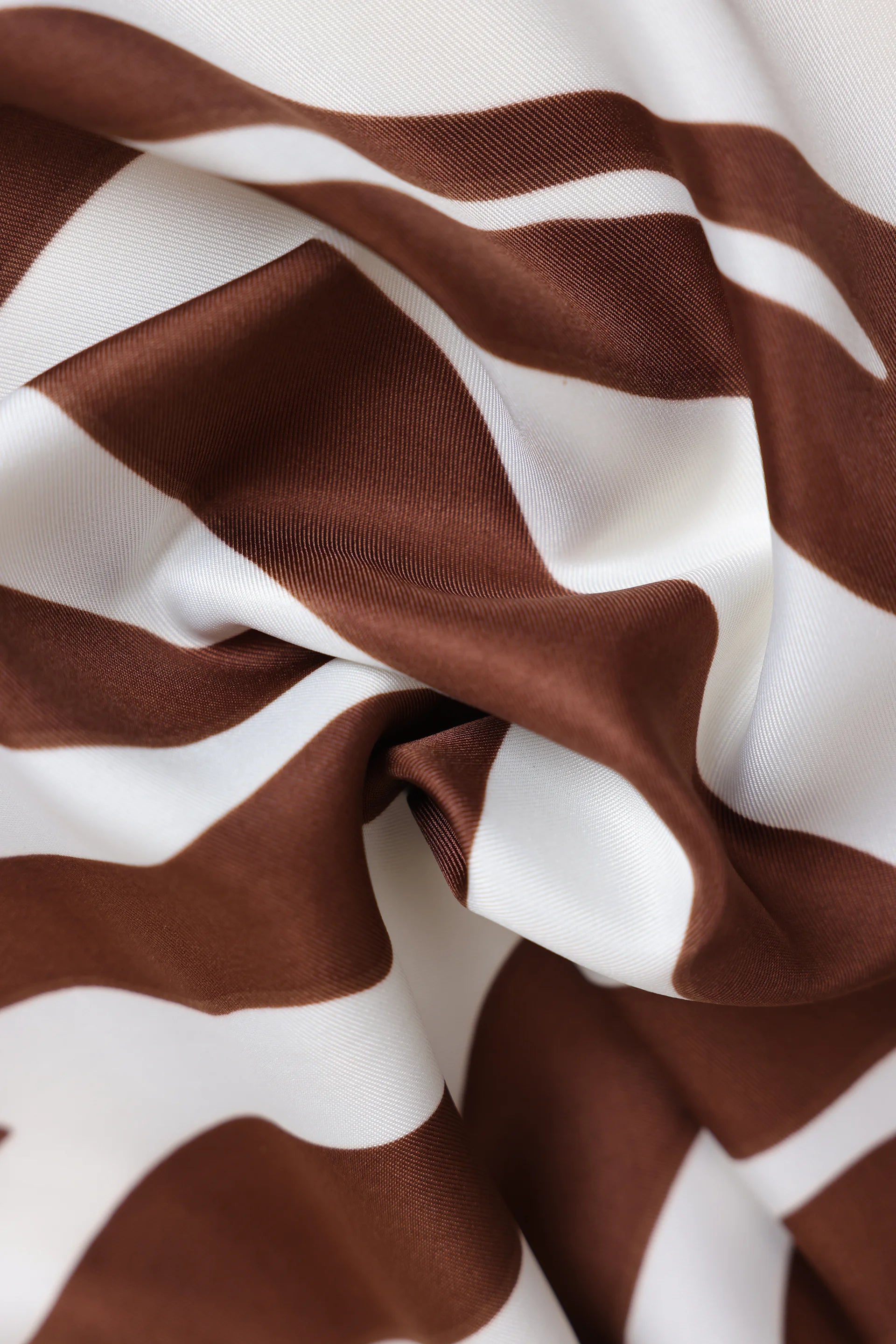 Abstract Print Silk Scarf - Cougar Clothing