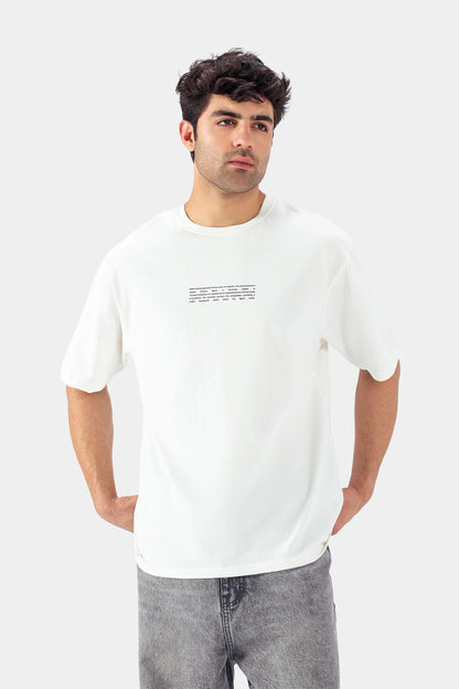 Text Printed T-Shirt - Cougar Clothing