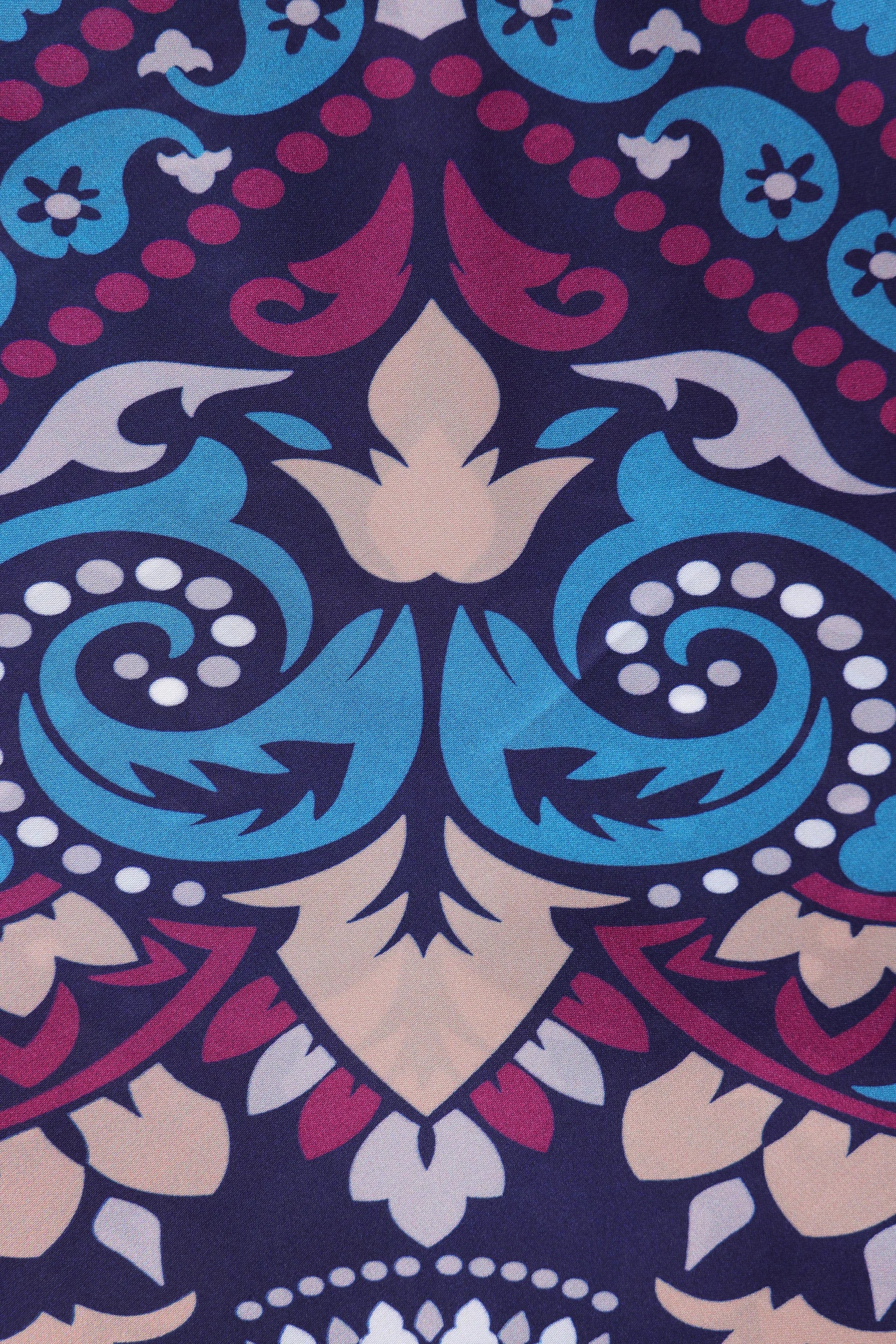 Paisley Printed Silk Scarf - Cougar Clothing