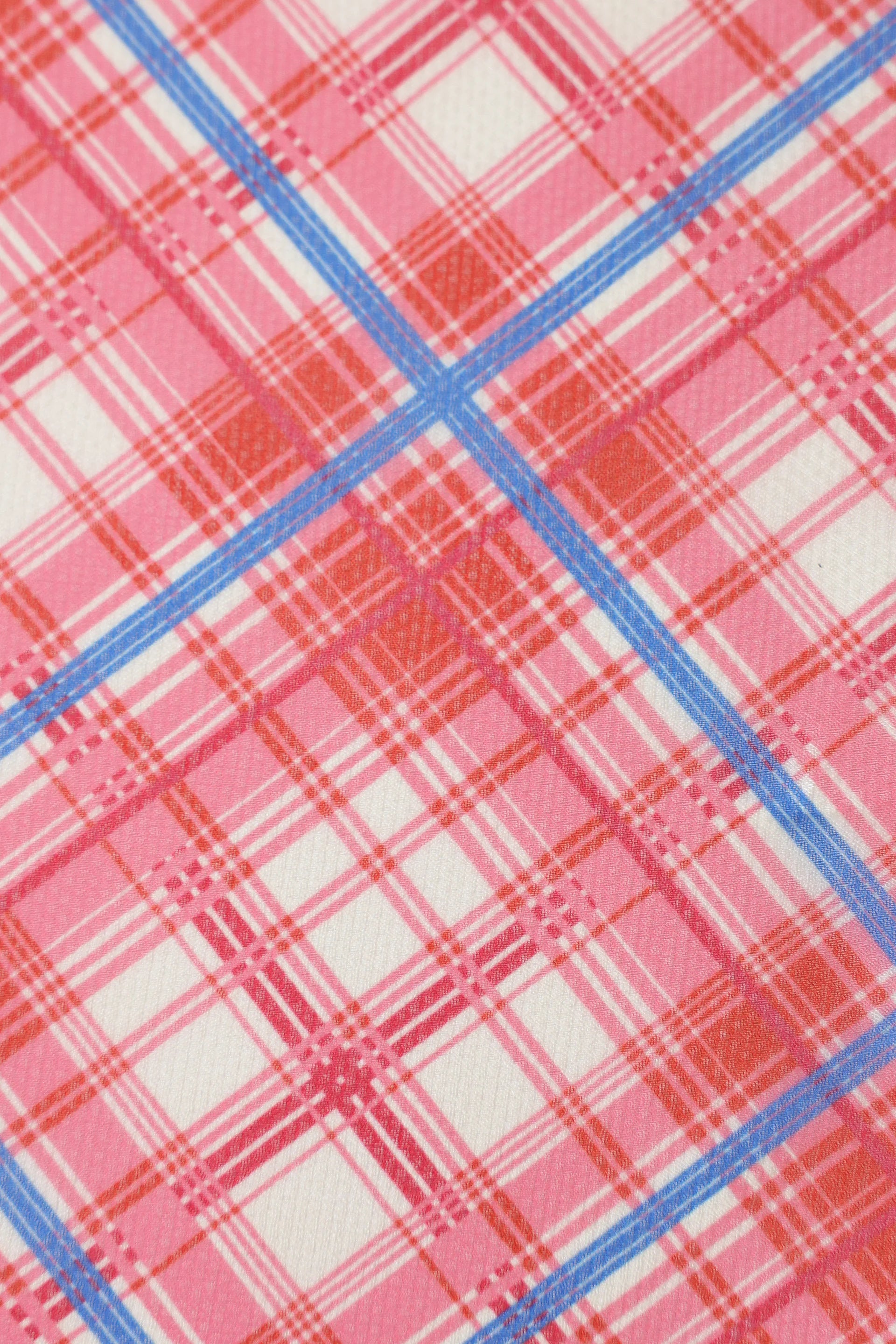 Silk Check Scarf - Cougar Clothing