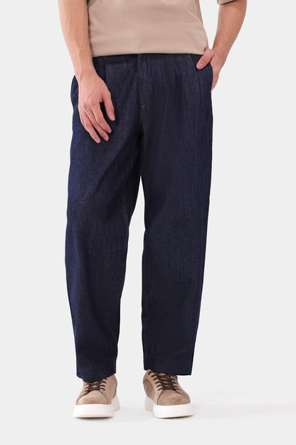 Wide Leg Pleated Trousers - Cougar Clothing