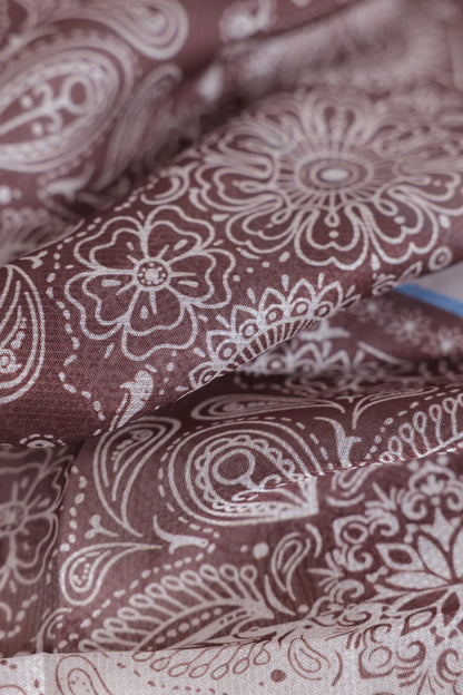 Paisley Printed Silk Scarf - Cougar Clothing