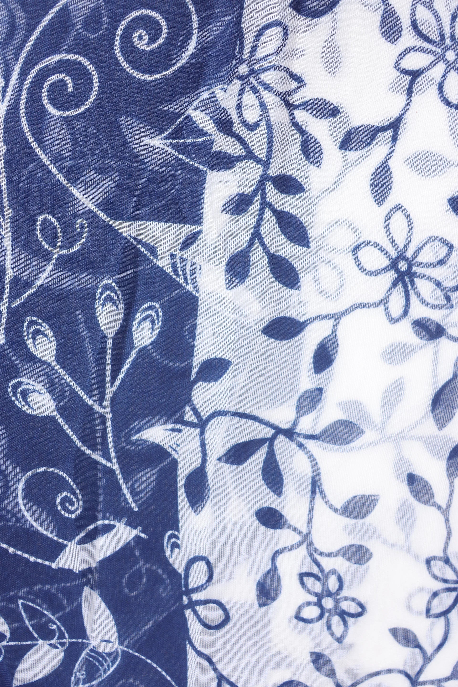 Floral Motif Print Scarf - Cougar Clothing