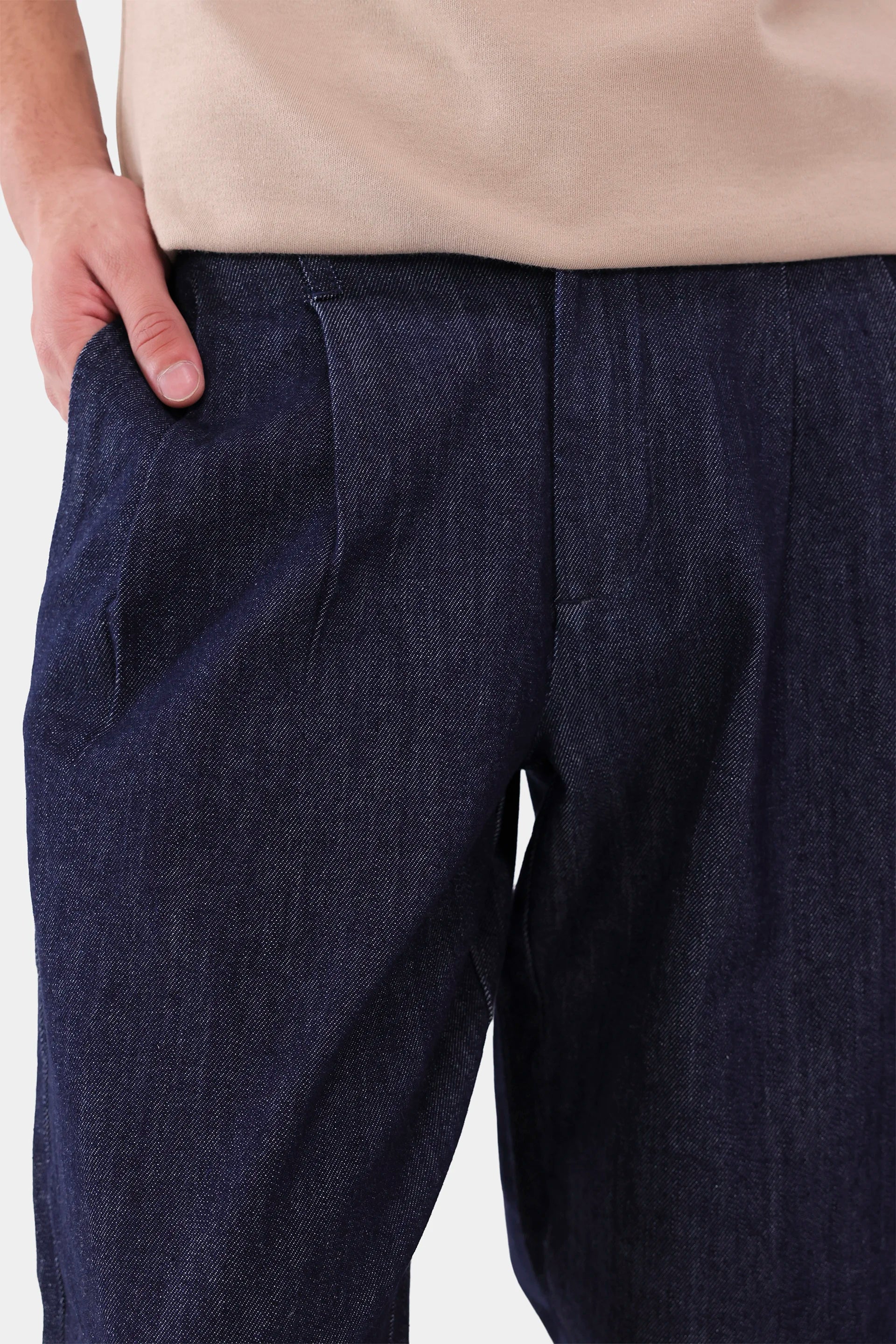 Wide Leg Pleated Trousers - Cougar Clothing