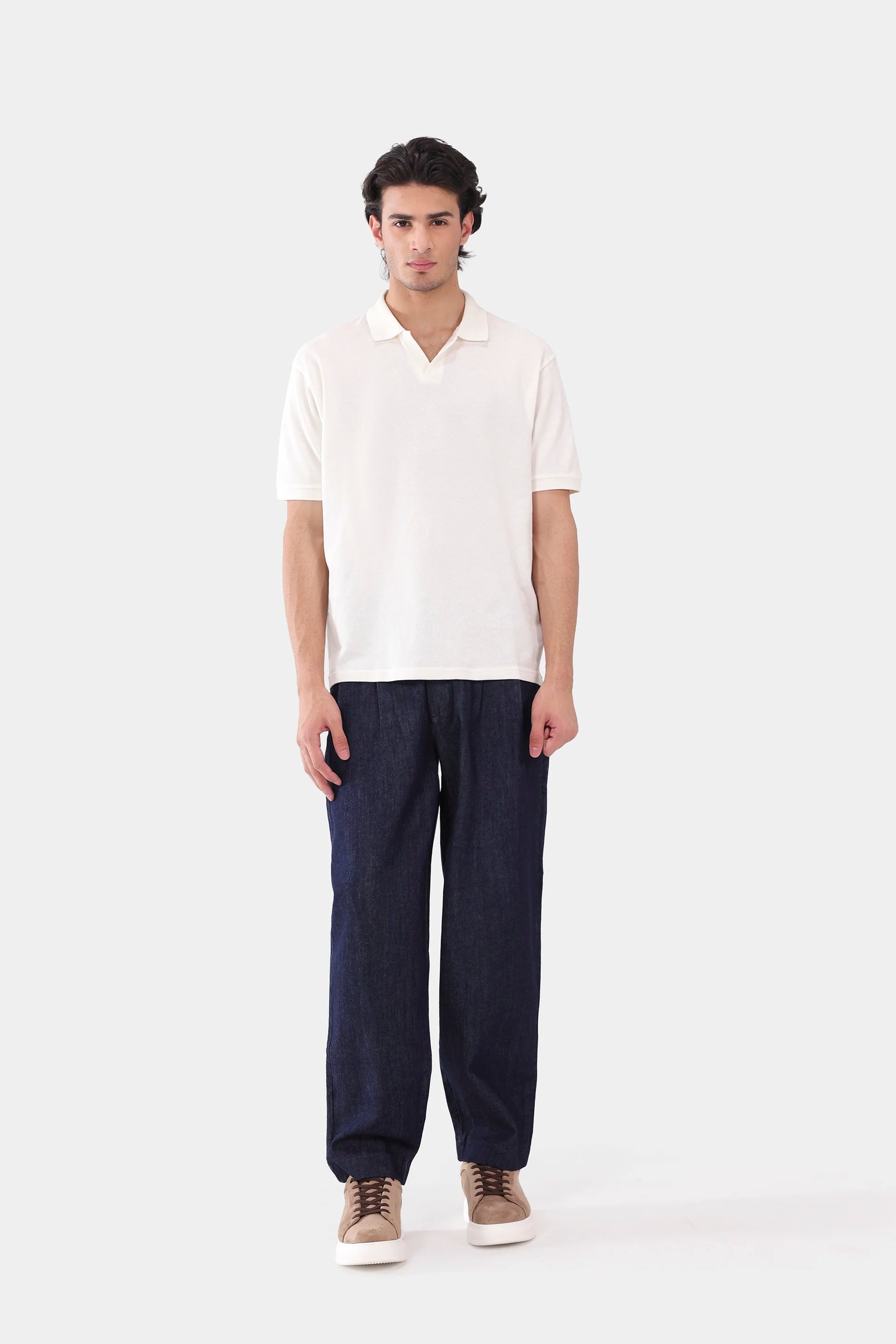 Relaxed Johnny Collar Polo - Cougar Clothing