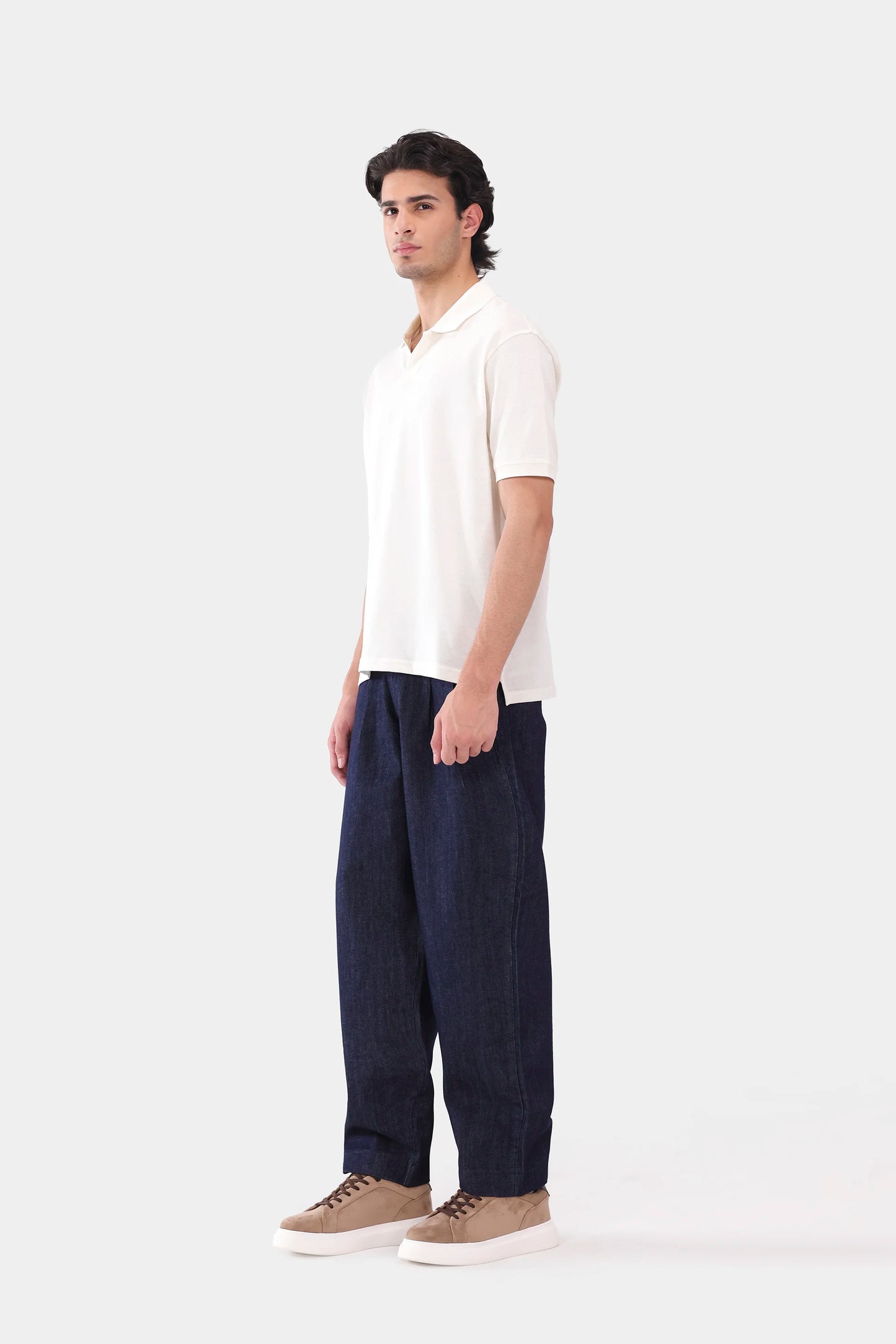 Relaxed Johnny Collar Polo - Cougar Clothing