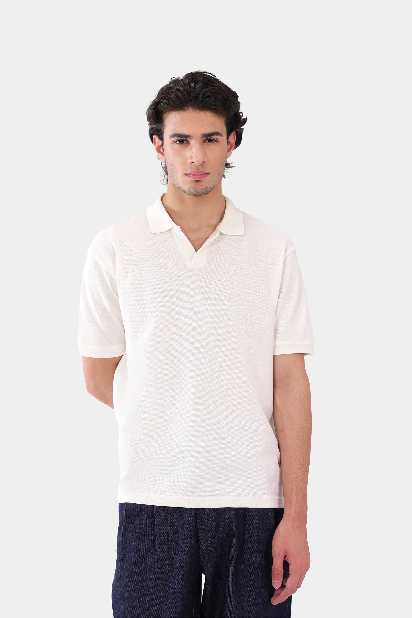 Relaxed Johnny Collar Polo - Cougar Clothing