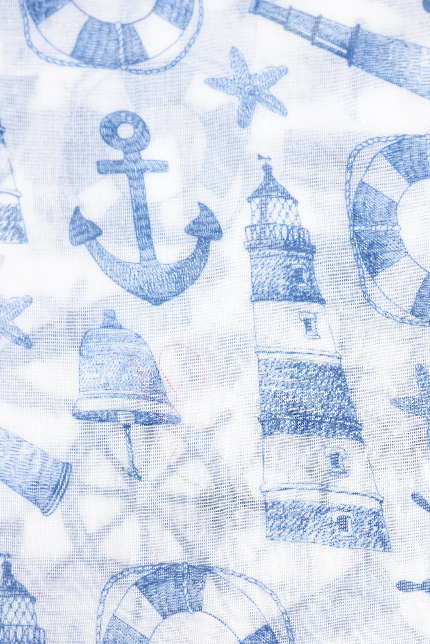 Nautical Print Scarf - Cougar Clothing