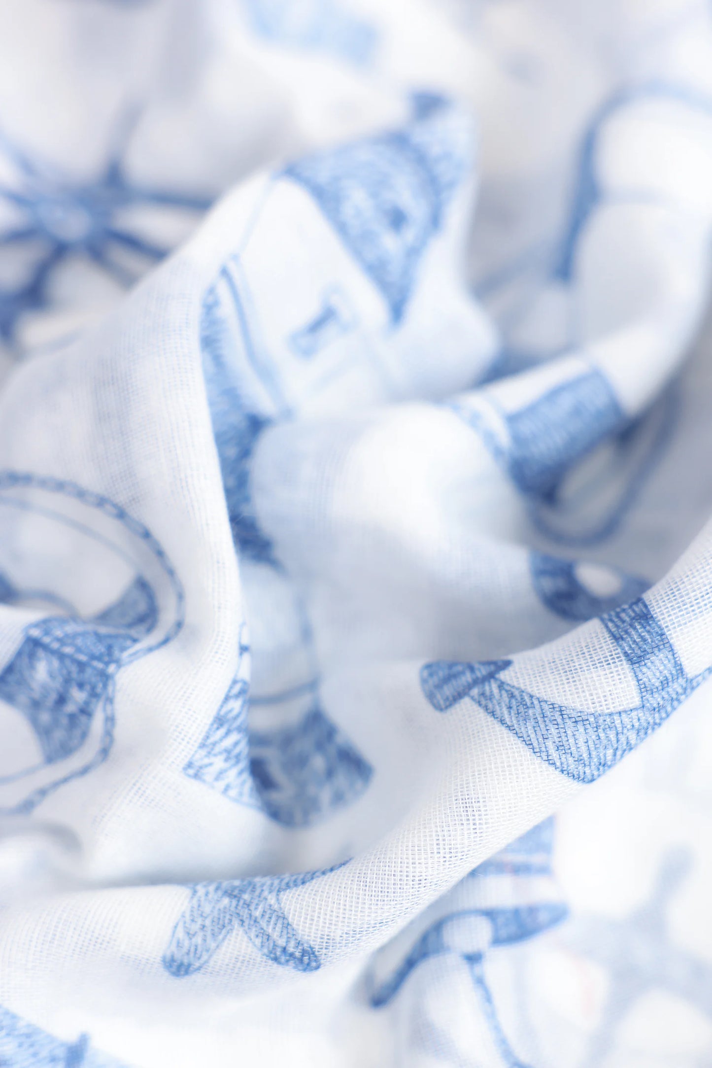 Nautical Print Scarf - Cougar Clothing