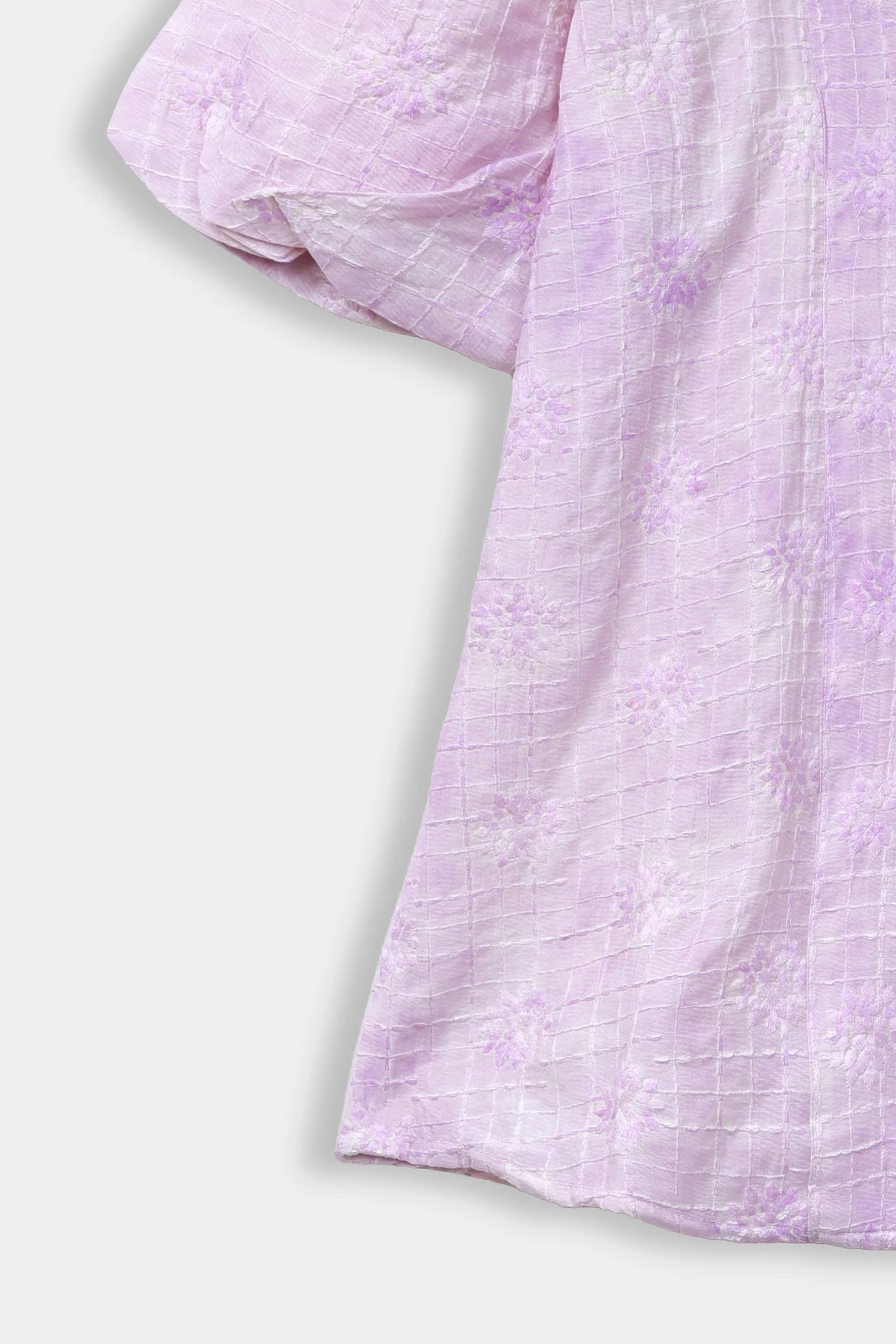 Embroidered Pull Sleeve Top - Cougar Clothing