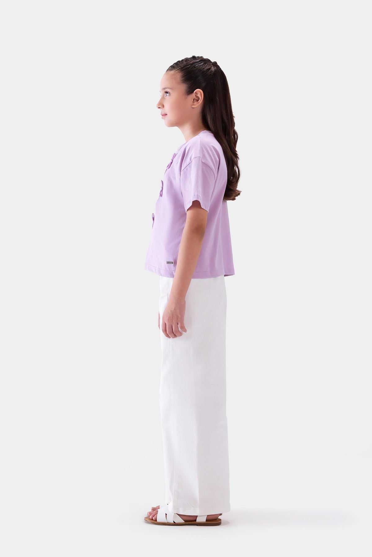 Oversized Bow-Detailed T-Shirt - Cougar Clothing
