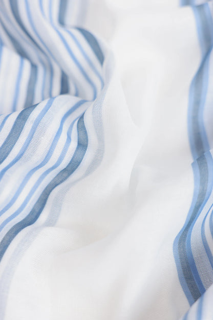 Striped Tasseled Scarf - Cougar Clothing