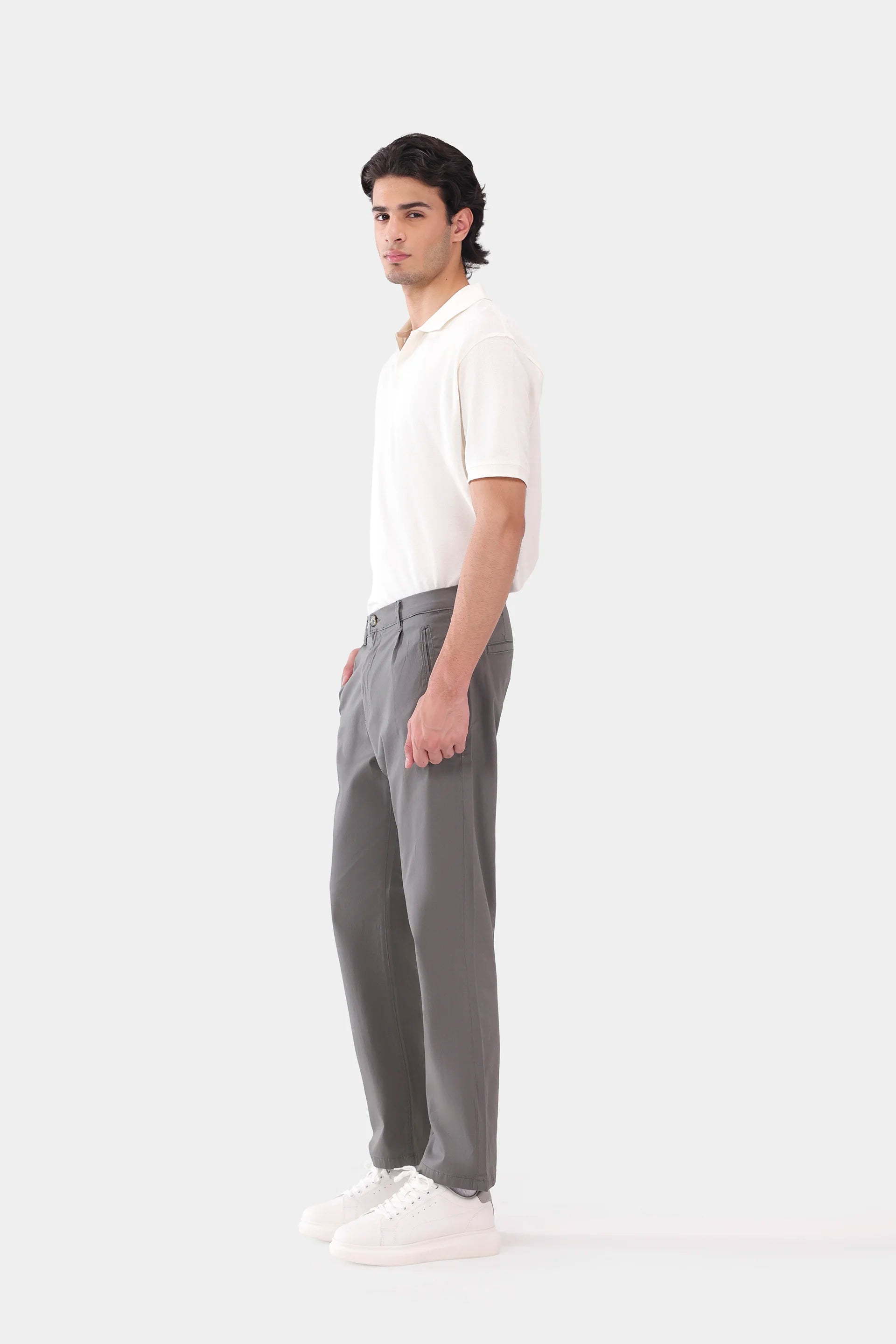 Relaxed Woven Trousers - Cougar Clothing