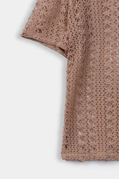 Textured Net Shirt - Cougar Clothing