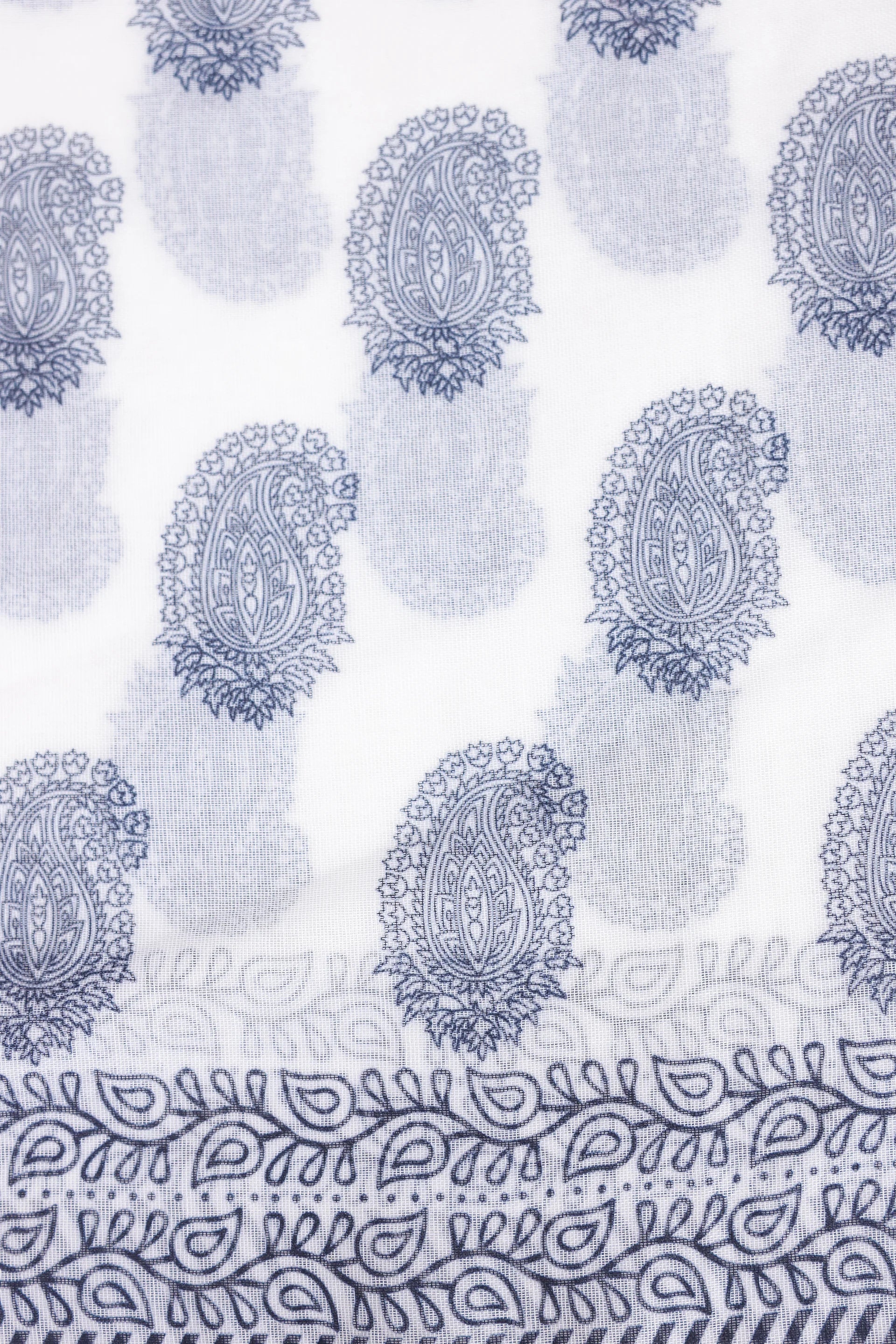 Contrast Paisley Print Scarf - Cougar Clothing