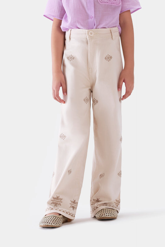 Embroidered Jeans - Cougar Clothing