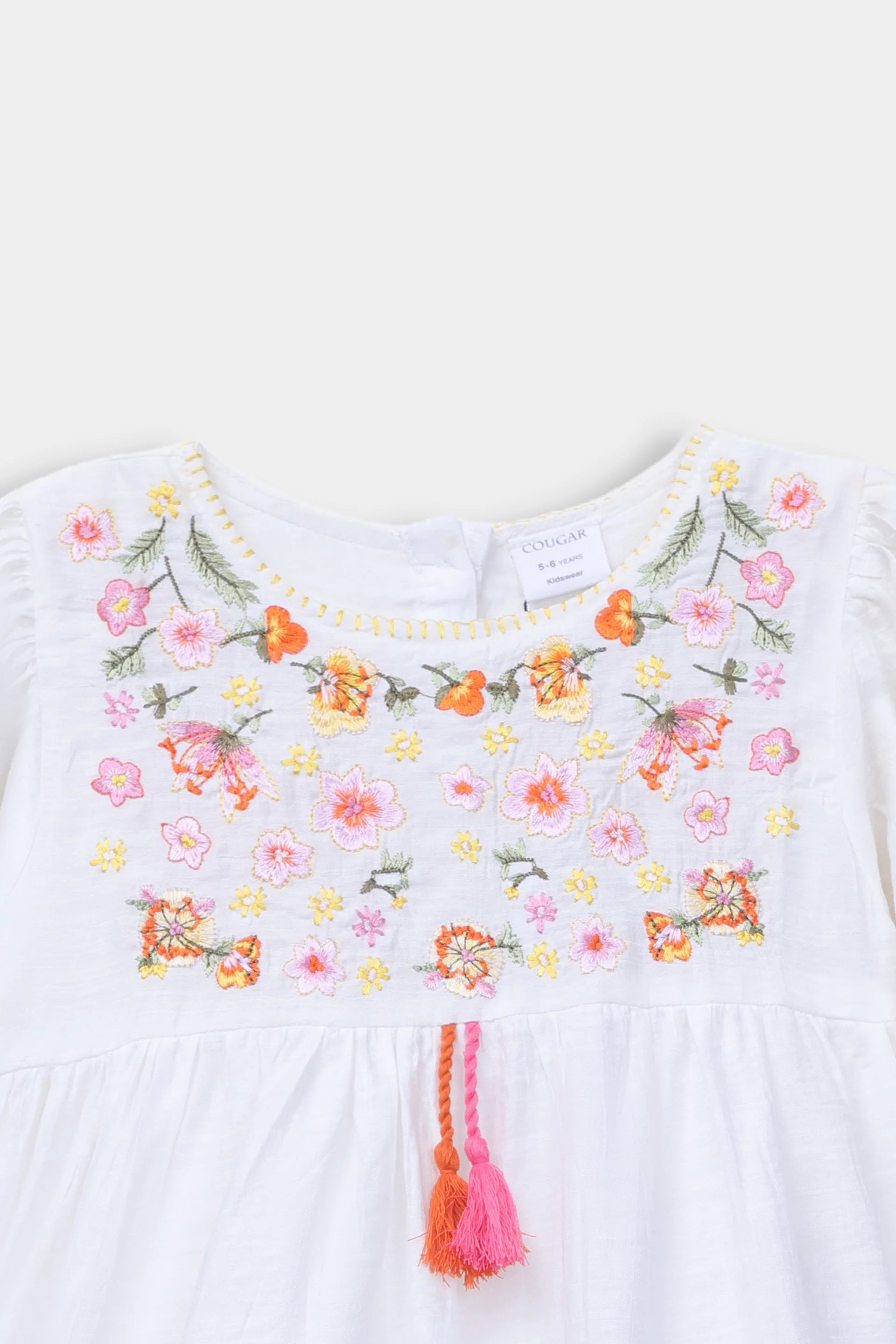 Embroidered Dress - Cougar Clothing