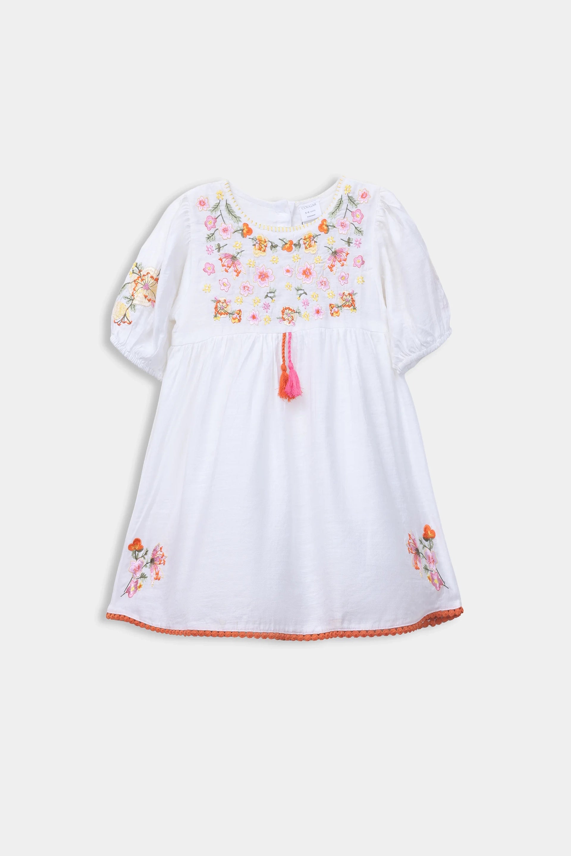 Embroidered Dress - Cougar Clothing