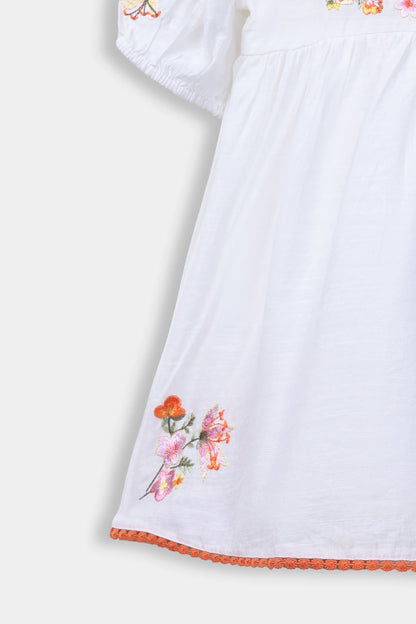 Embroidered Dress - Cougar Clothing