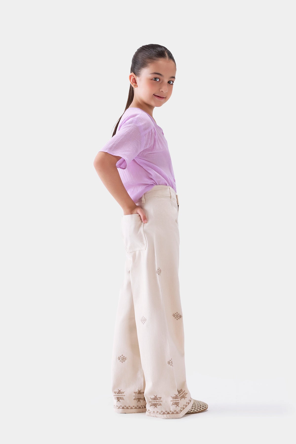 Embroidered Jeans - Cougar Clothing