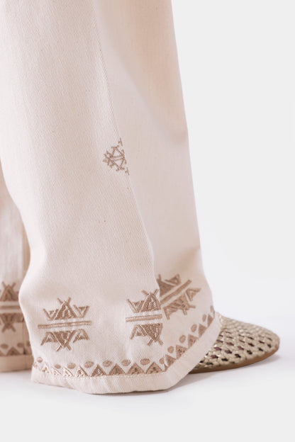 Embroidered Jeans - Cougar Clothing