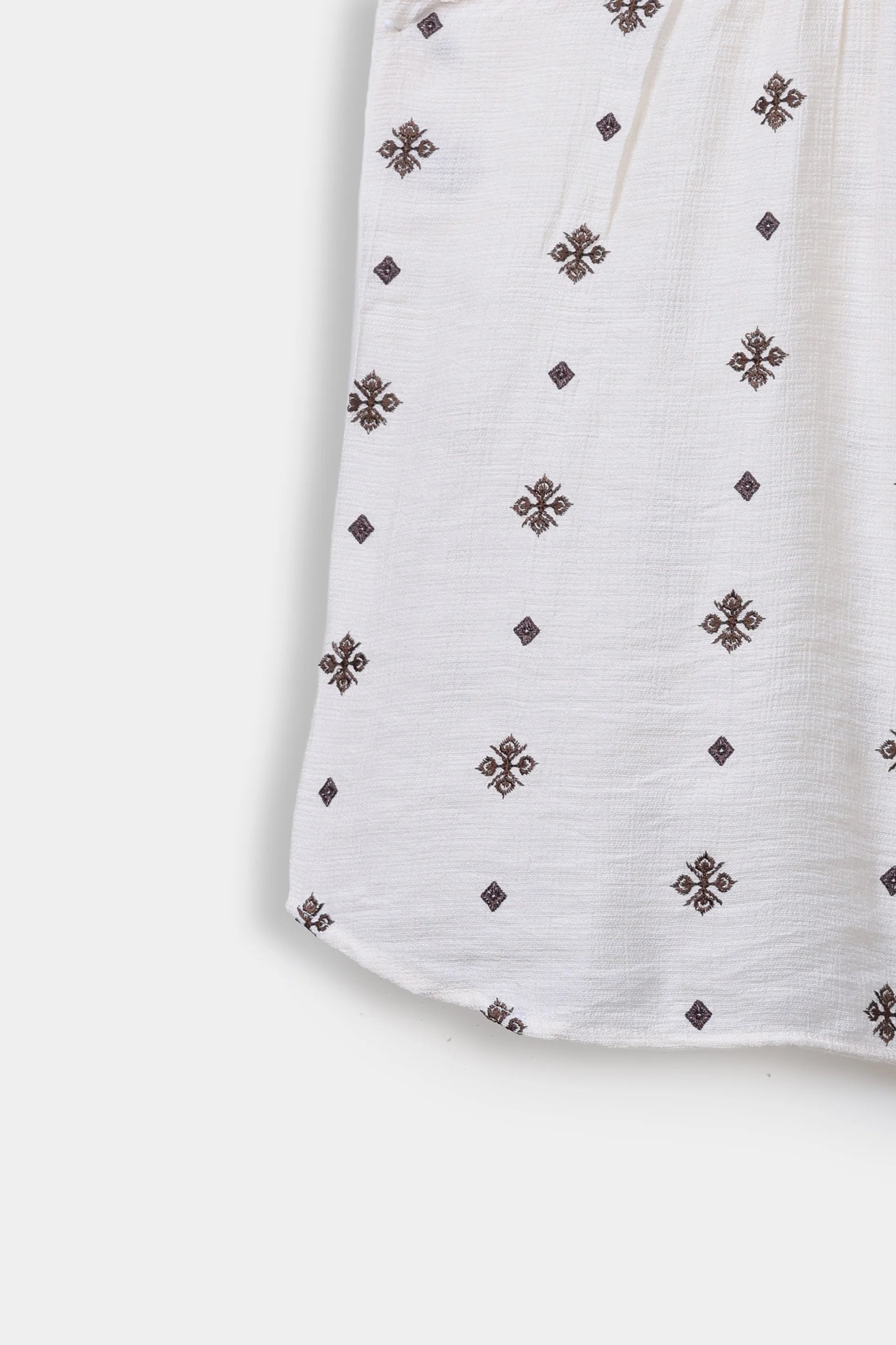 Sleeveless Embroidered Top - Cougar Clothing