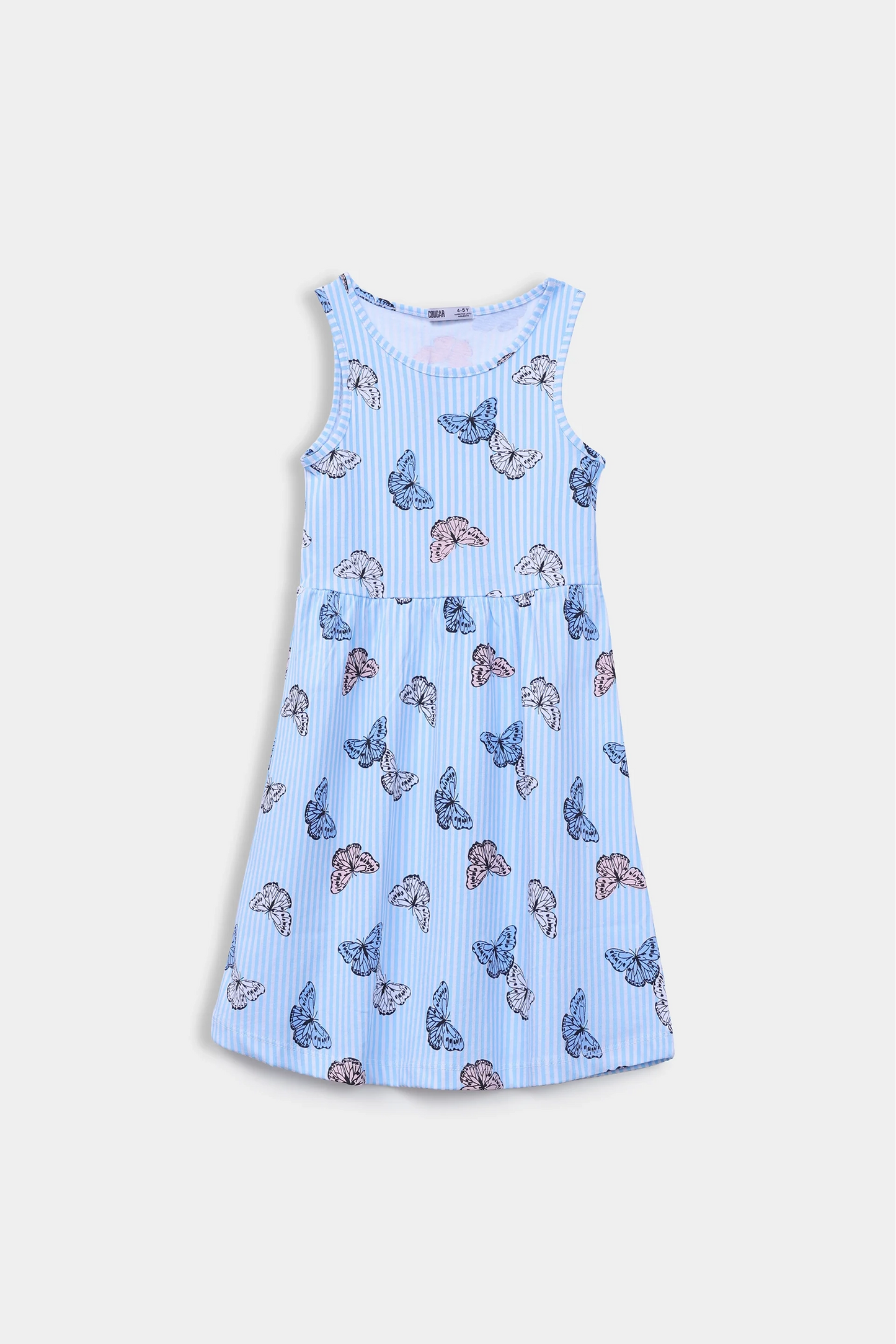 Butterfly Printed Dress - Cougar Clothing