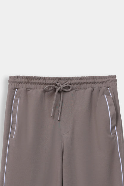 Knitted Trousers With Piping Detail - Cougar Clothing
