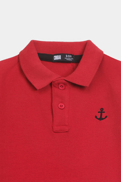 Embroidered Pique Polo - Cougar Clothing