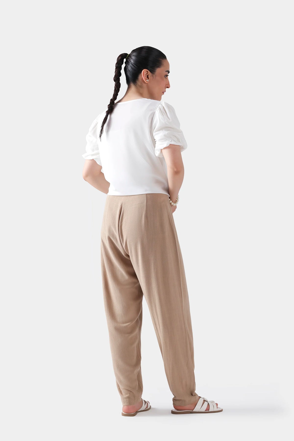 Tapered Pleated Pants - Cougar Clothing
