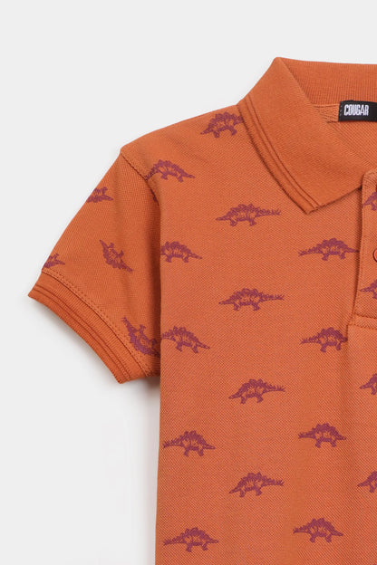 All-Over Printed Polo - Cougar Clothing