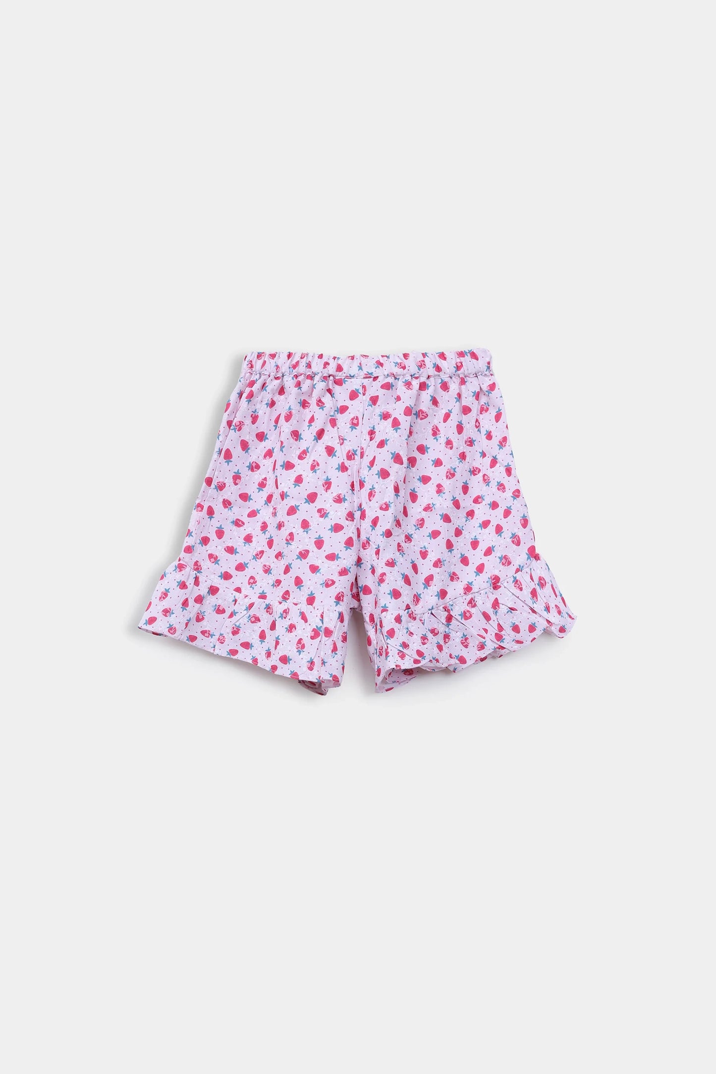 Printed Ruffled Shorts - Cougar Clothing