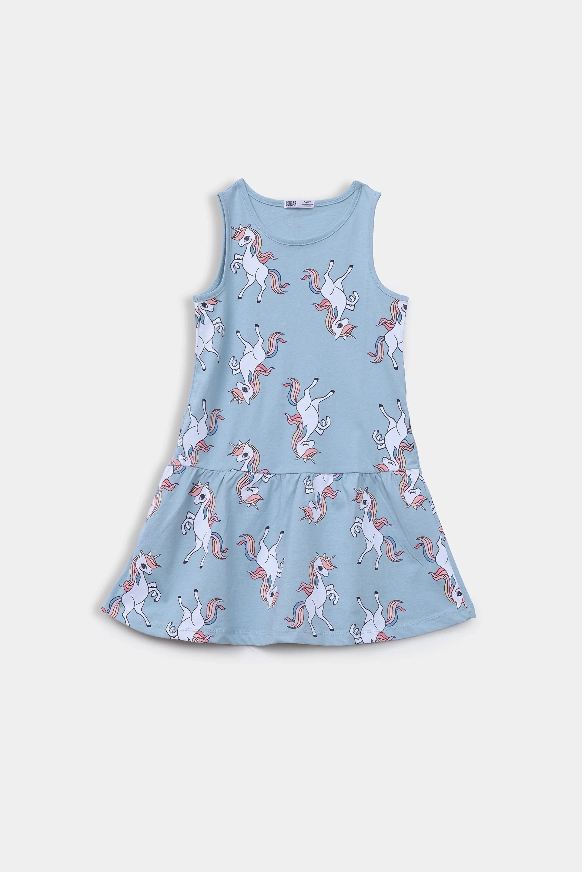 Unicorn Printed Dress - Cougar Clothing