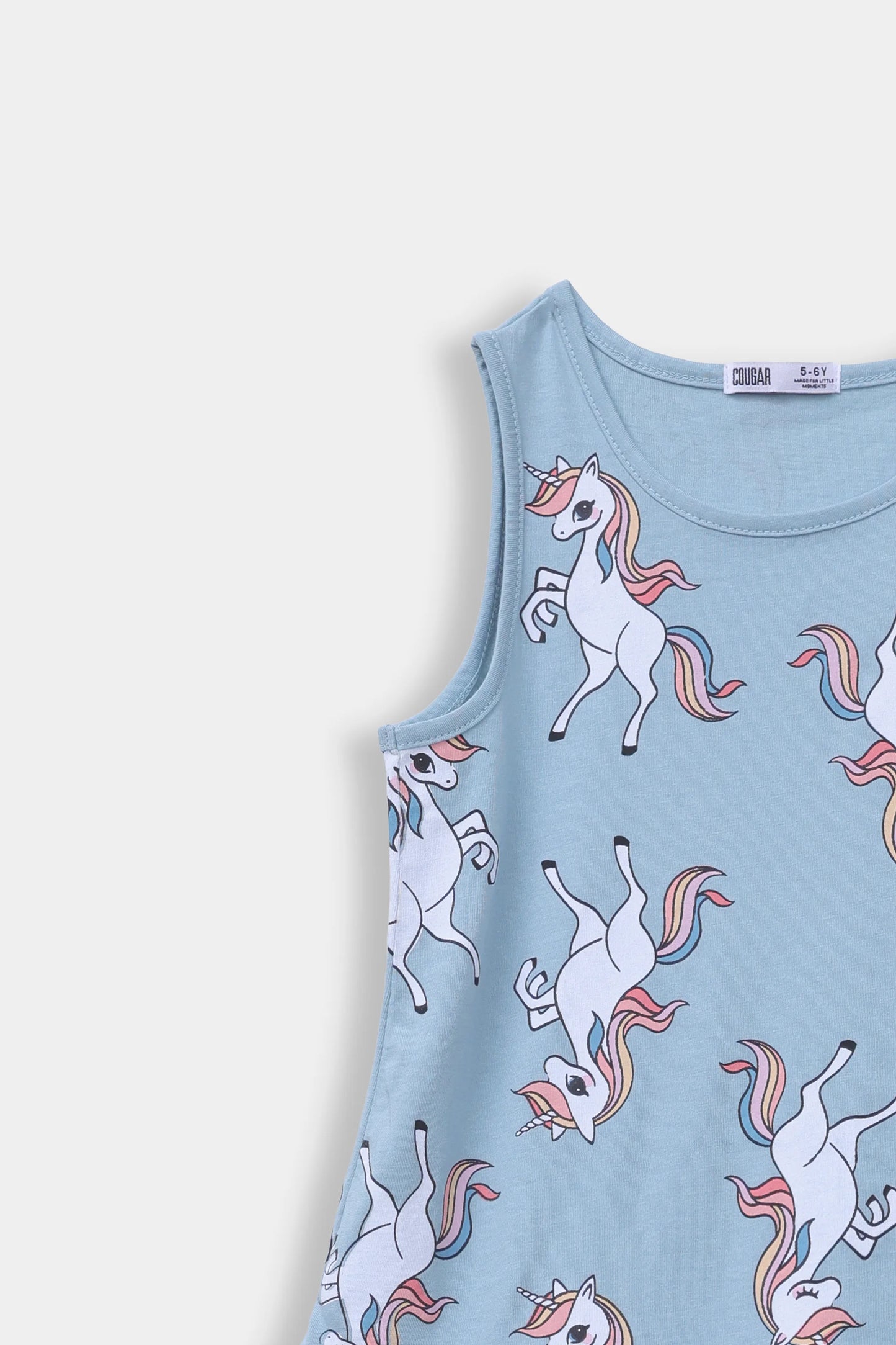 Unicorn Printed Dress - Cougar Clothing